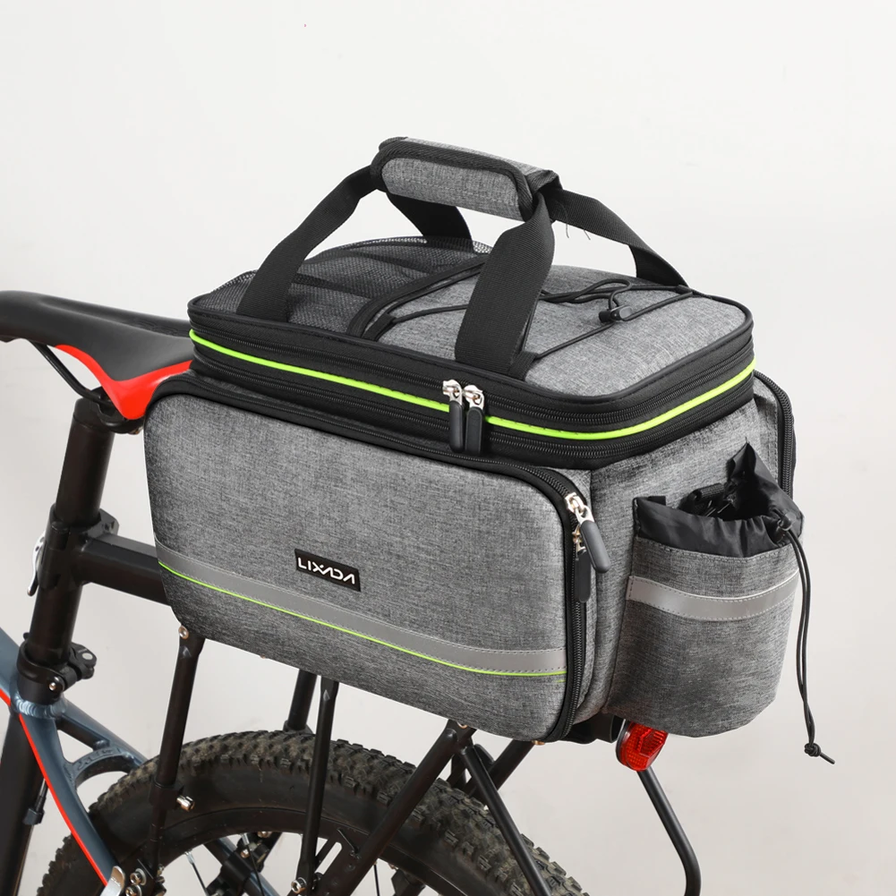 Lixada Bike Bag  Road Bicycle Bag Travel Luggage Carriers Saddle Seats Panniers Bag Cycle Rear Rack Bag