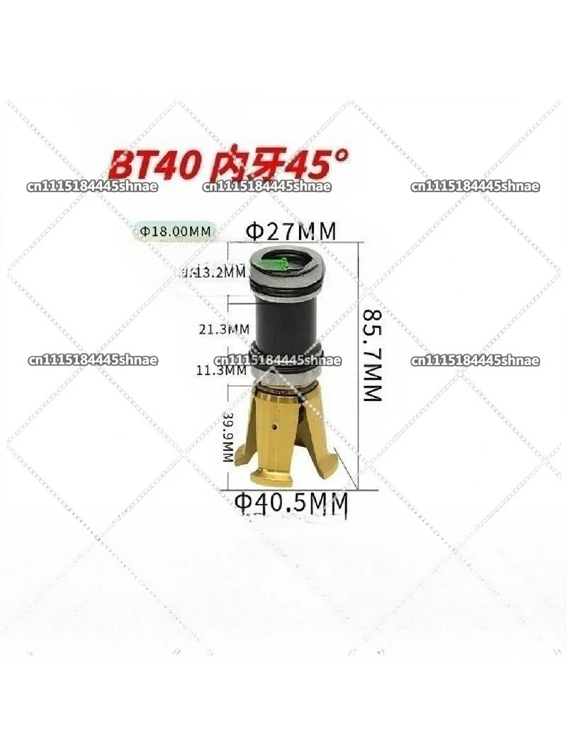 BT30/BT40/BT50 45° Four-Lobe Jaw Pull Stud Gripper, CNC Milling Machine Lock Chuck for Tool Holders