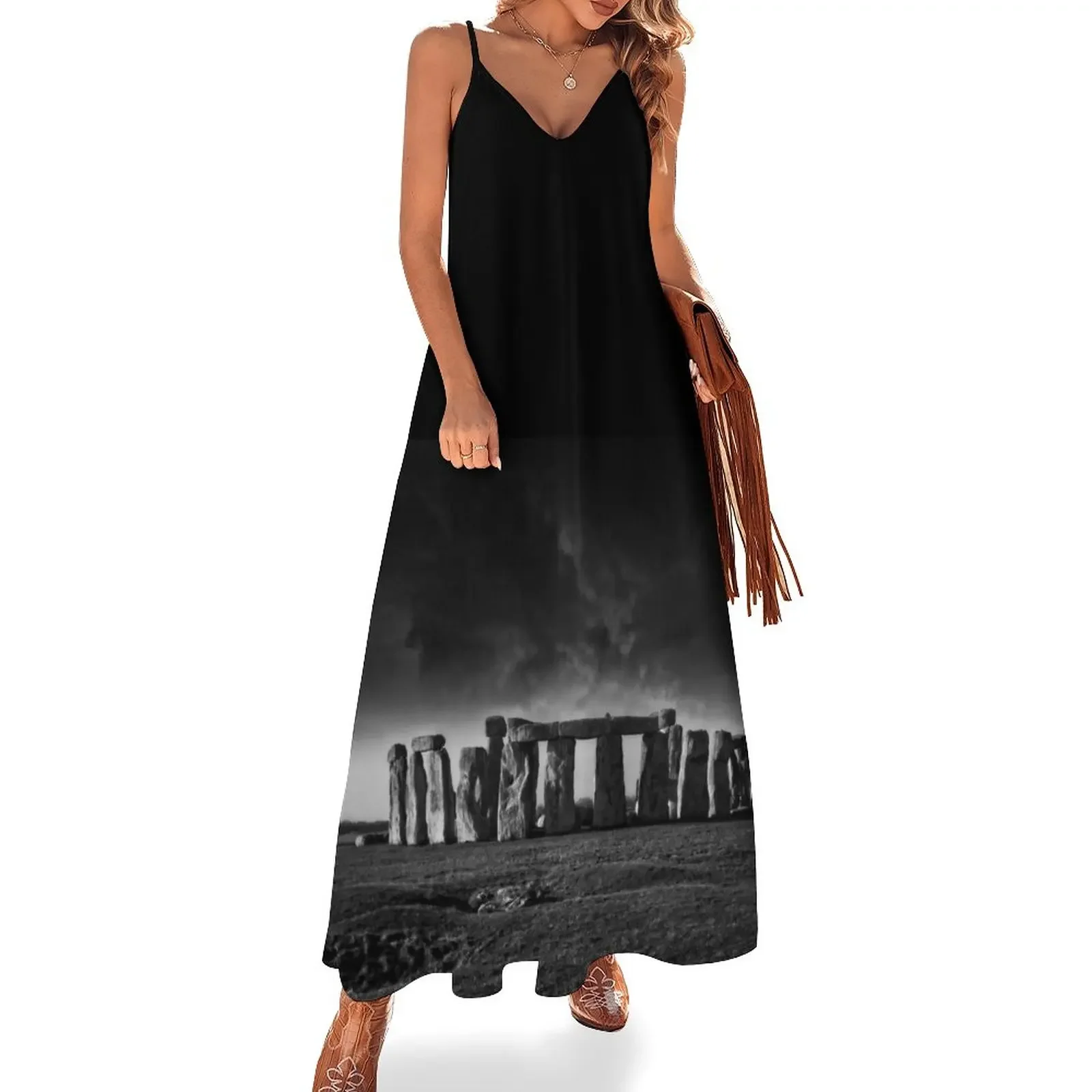 

Stonehenge Monochrome 3 Sleeveless Dress beach outfits for women dresses for womens