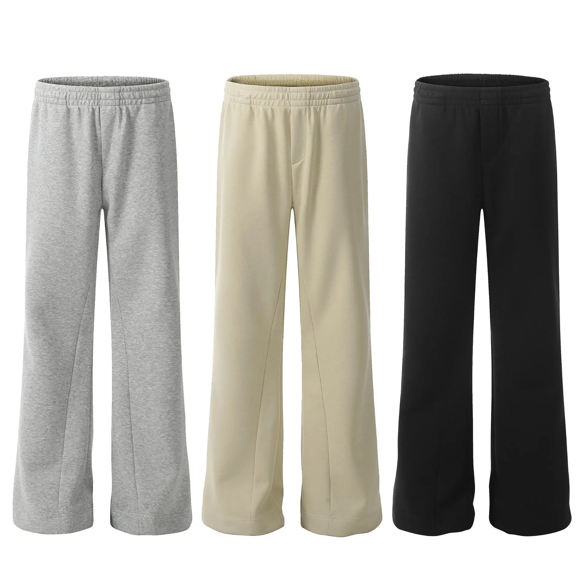 OR FL Women's Cleanfit Retro Grey Wei La Slacks Sweatpants Trendy Brand Autumn Vibe Drooping Sensation Sports Pants Slacks Y2k