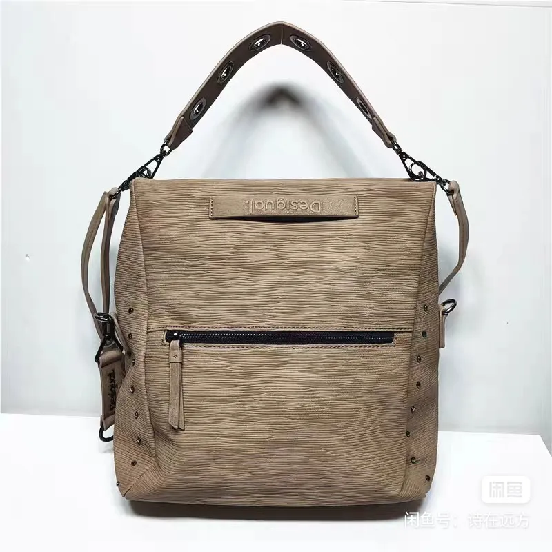 Spanish Foreign Trade Original Order Heavy Industry Embroidery Retro Used Women's Shoulder Bag