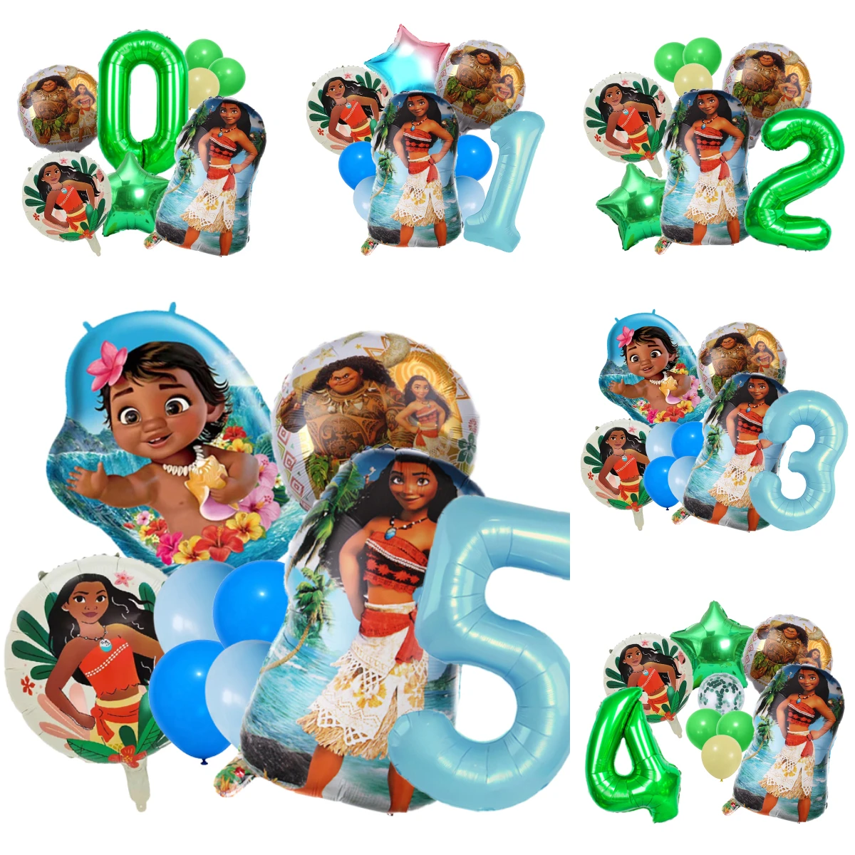 

Набор воздушных шаров с изображением Мона из мультфильма «Приключения Моаны», 32 дюйма, для дня рождения, свадьбы, новогодних праздников, украшения для детского праздника