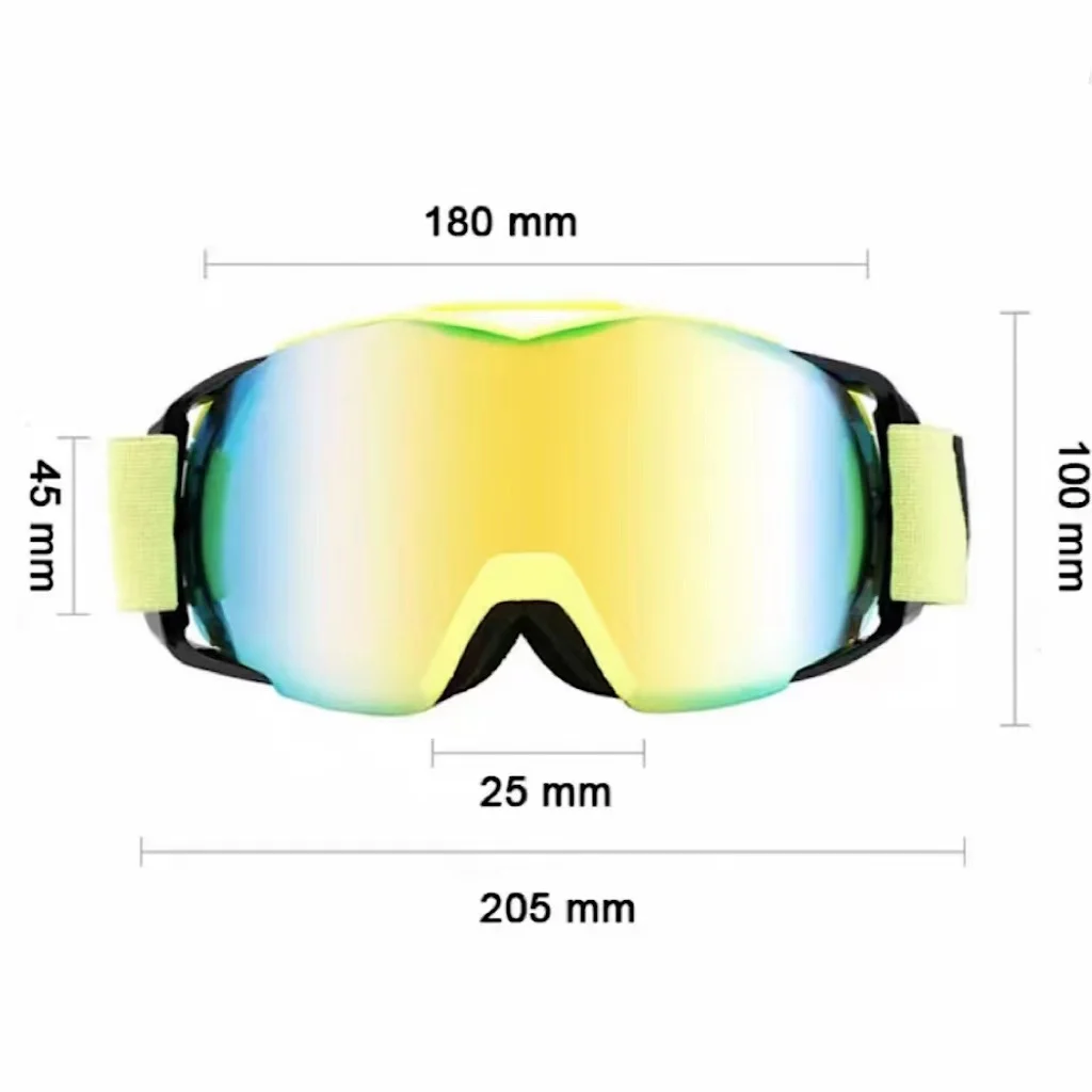 Outdoor-Ski brille Winter wind dicht und Nebels chutz Ski maske Snowboard brille UV-Schutzbrille