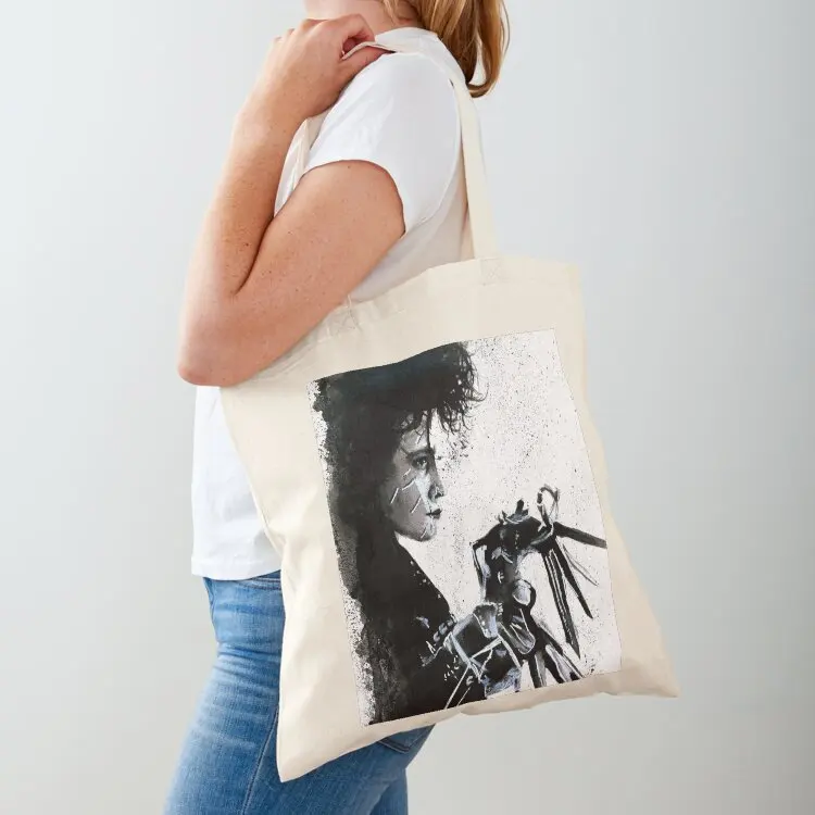 

Scissorhands Splatter Tote Bag large size bags hand bag ladies Beach bag personalized tote
