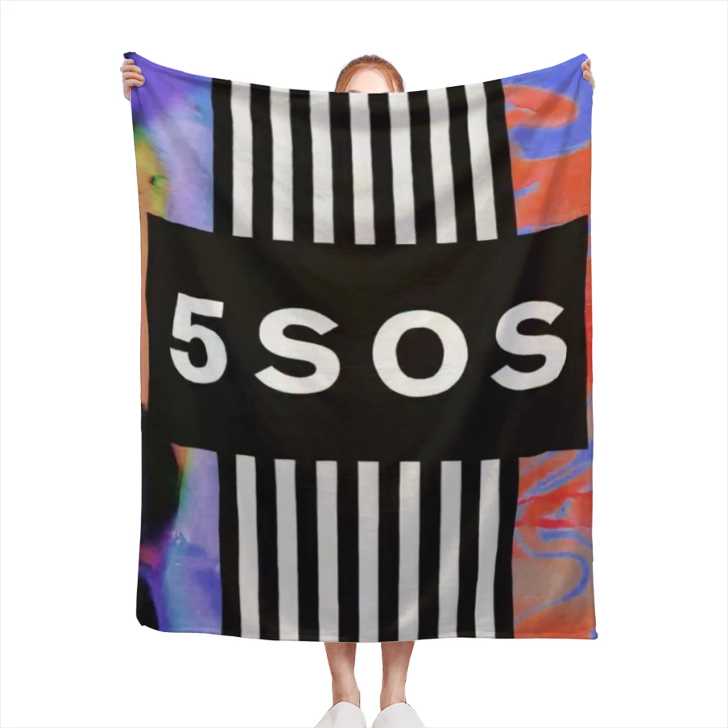 

5-Seconds-of-Summer blankets Warm Flange blankets Soft and comfortable blanket picnic blanket