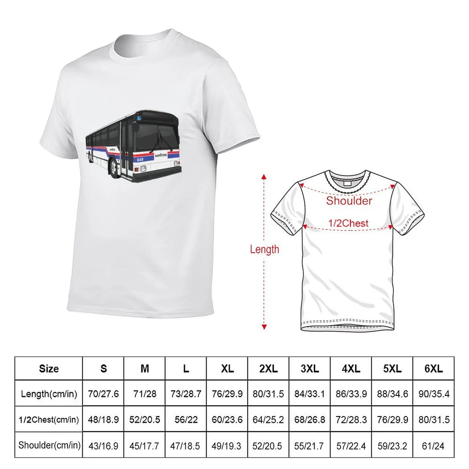 SamTrans Phantom Bus T-Shirt man t shirt graphic g man t shirts for men T-Shirt