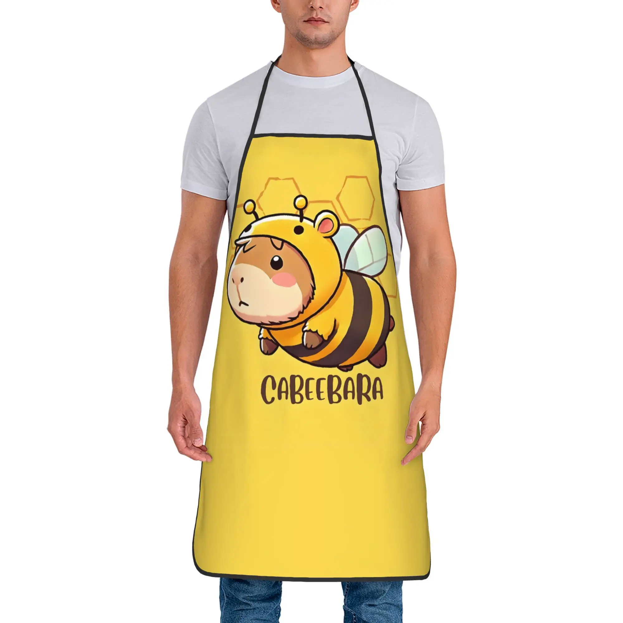 

Фартук Capybara CapybaraBBQ — маслостойкая ткань, большой карман для инструментов, идеально подходит для гриля