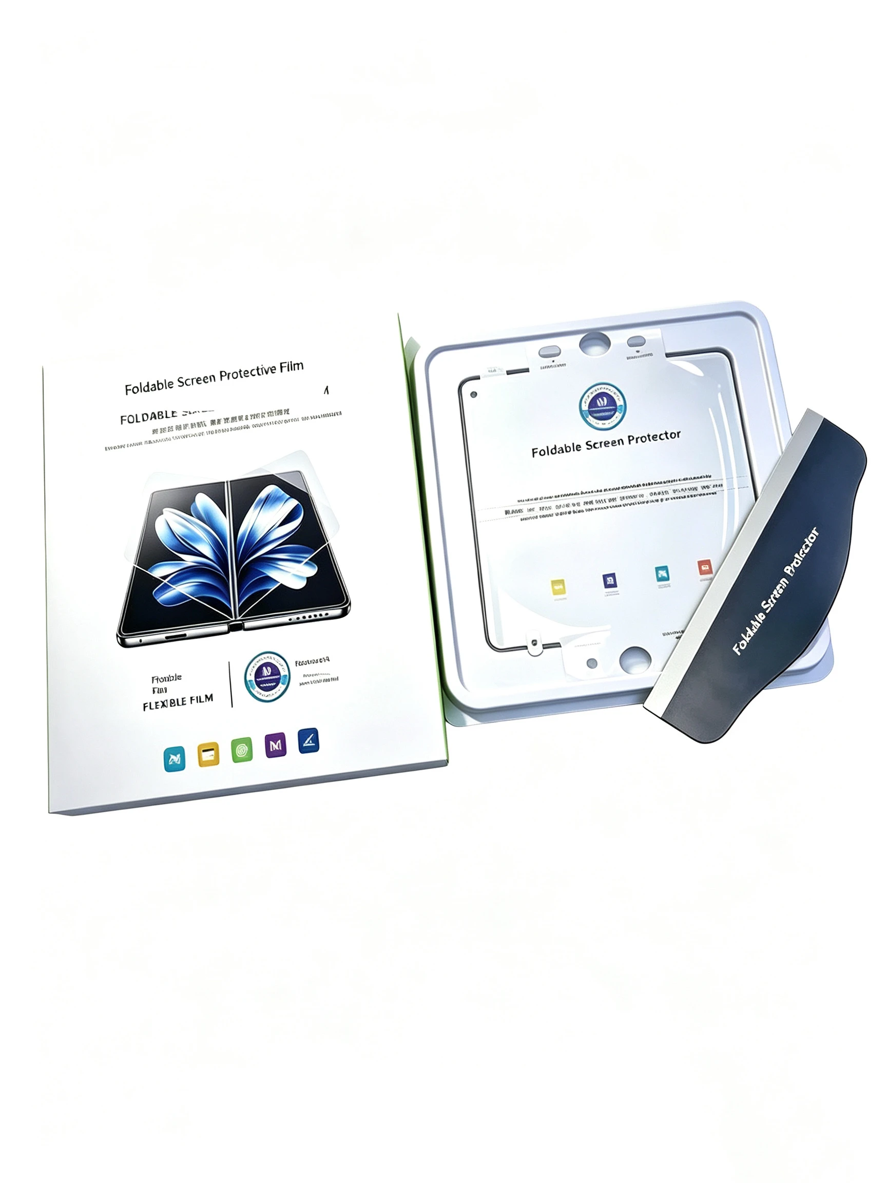 2-5 szt. Matowa Przezroczysta Folia Hydrożelowa Miękka TPU do Samsung Galaxy Z Fold 8 Ultra Z Fold 8 7 6 5 Ochraniacz Ekranu Wewnętrznego z Narzędziami — zdjęcie produktu 7