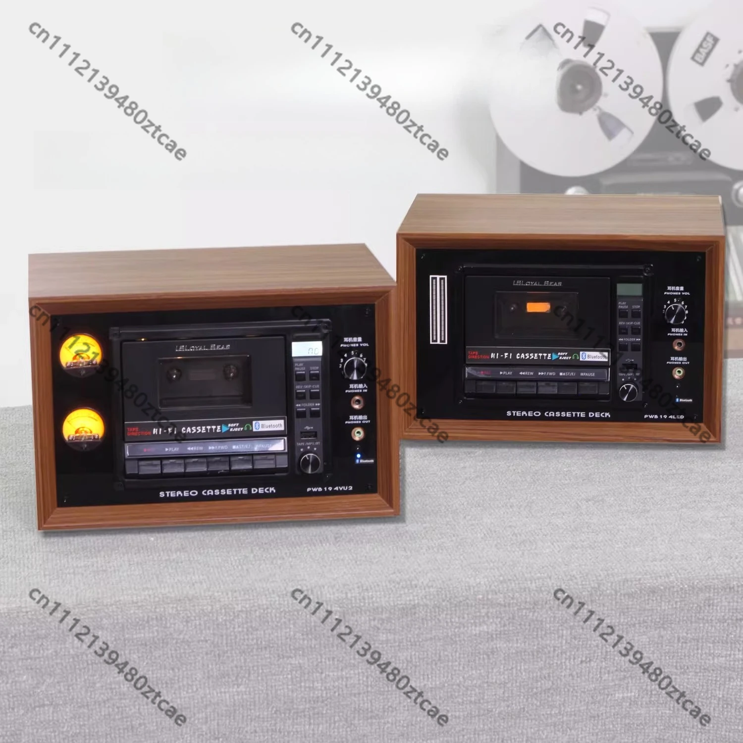Retro Style Desktop Tape Player Multifunctional Bluetooth U Disk Cassette Recorder Compact Stereo Speaker for Home Audio