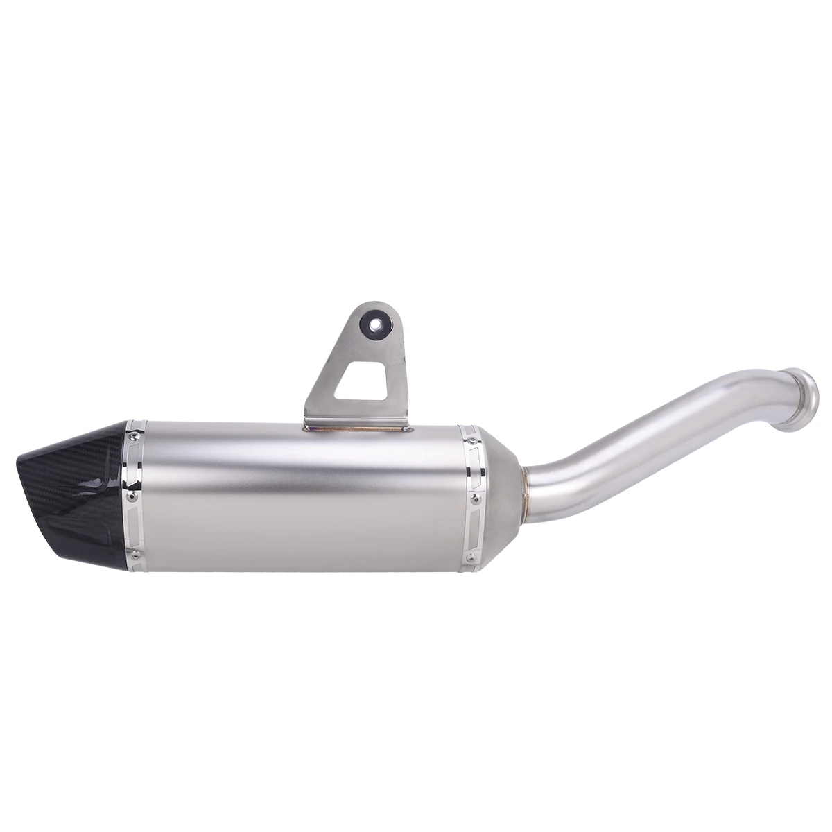 For CFMoto 800MT Explore IBEX 800 2022-2026 Slip On Exhaust Muffler Carbon Fiber Tip New