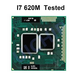 100% Original  Core I7 620m cpu 4M/2.66GHz/3333 MHz/Dual-Core Laptop processor I7-620M Compatible HM57 HM55