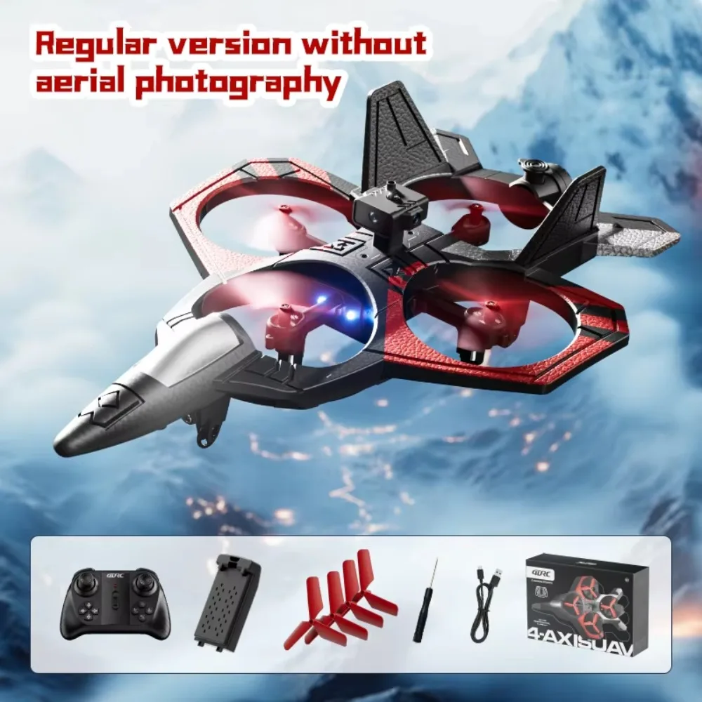 

EPP Foam V46 Foam RC Aircraft RC Drones Rechargeable Remote Control Aircraft 2.4G Stunt Gravity Sensing Obstacle Avoidance Plane