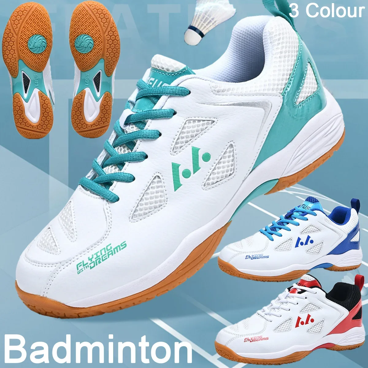 2024 Men's and Women's Badminton Shoes Outdoor Leisure Sports Shoes Tennis Shoes Training