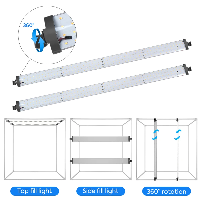 Imagem -04 - Photo Studio Light Box com Luzes Dimming Tenda Tabletop com Cores Painel para Produto Animal Shooting 80 cm x 80 cm