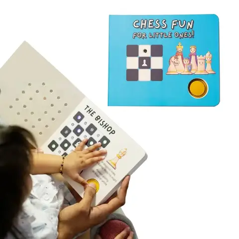 2025 Rolig schackleksak, interaktiv schackbok för barn, lär dig spela strategispel för nybörjare, lärandespel för barn 8 best sales schackbok - №1