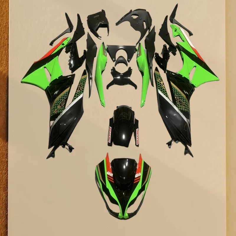 

Полный комплект обтекателя кузова для KAWASAKI NINJA ABS ZX-6R 09-12 ZX6R ZX 6R 6 R 09 10 11 12 2009 2010 2011 2012 Обтекатель черный зеленый