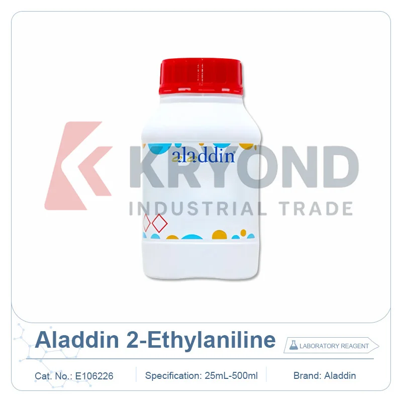 Aladdin E106226 2-Ethylaniline Research Grade Laboratory Chemical Reagent Organic Synthesis Research 25ml 100ml 500ml Analysis