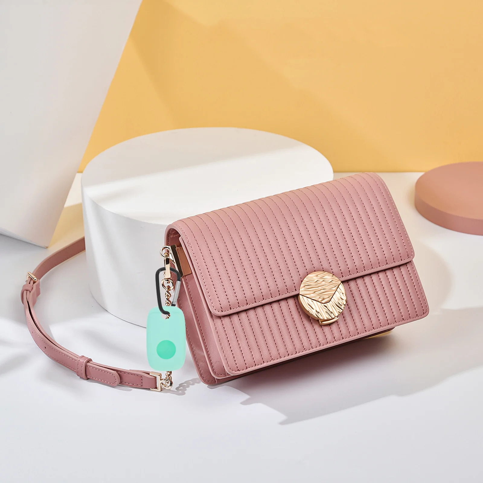 

2pcs Silicone Protective Cover Simple Durable Case For Tile Mate Pro Compatible Small Keychain Accessory Smart