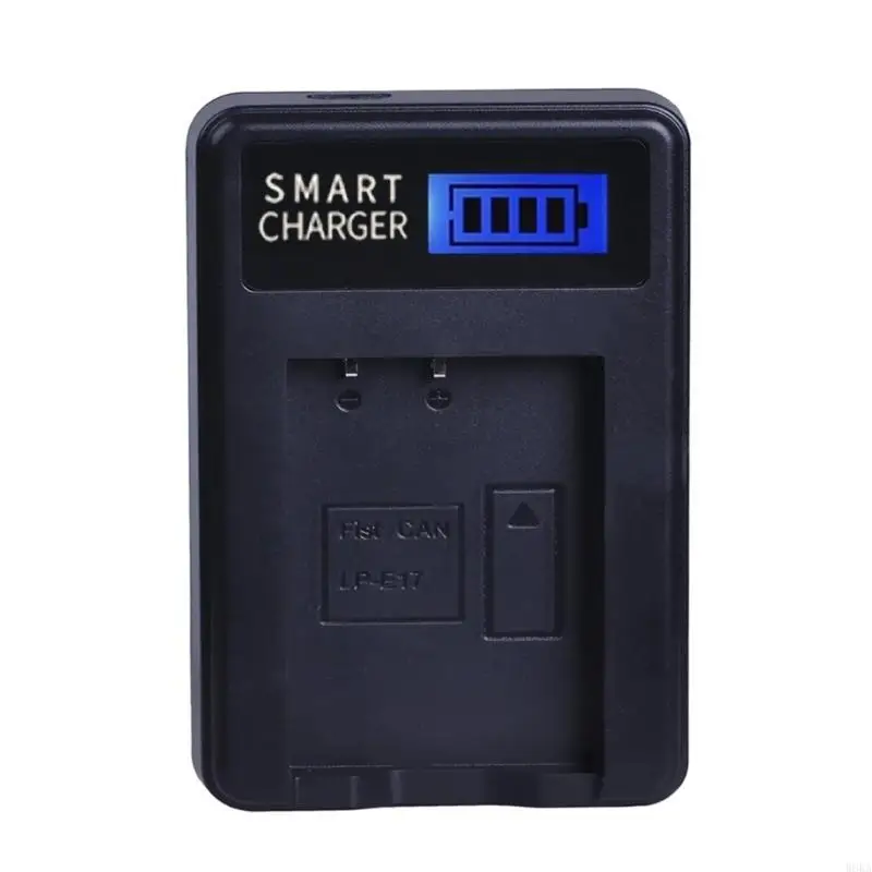 

W8KA E17 LCD Display Battery Easy USB Charging for EOS T6i