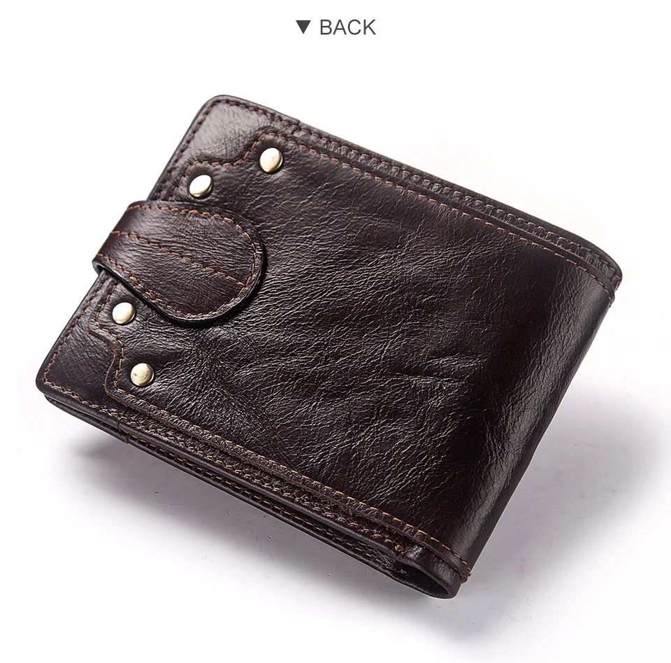 HUMERPAUL Luxuriöses 100 % echtes Leder-Geldbörse für Herren, schmal, minimalistisch, langlebig, mit Geldbörse, Münzfach, blockierendes Kreditkartenetui – Detail 12