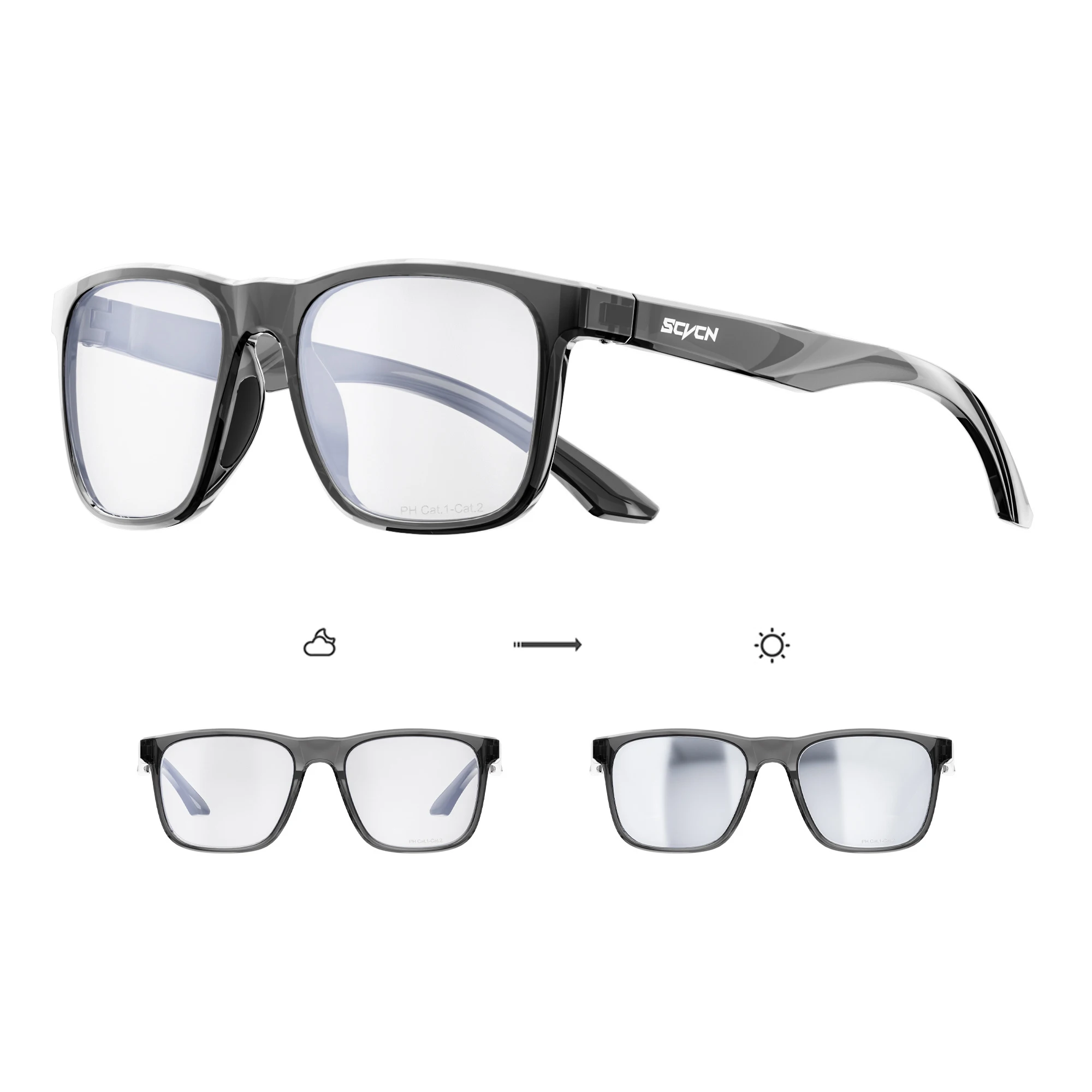 AliExpress SCVCN New Photochromic Cycling Glasses Men UV400 MTB Outdoor Sports Cycling Sunglasses Fashion Eyewear Bike Bicycle Glasses