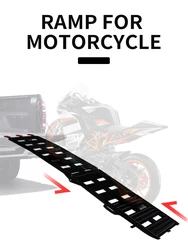 Motorcycle Universal Aluminum Alloy Ladder Folding Portable Ramps  Ladder Durable For ATV Motorbike ATV