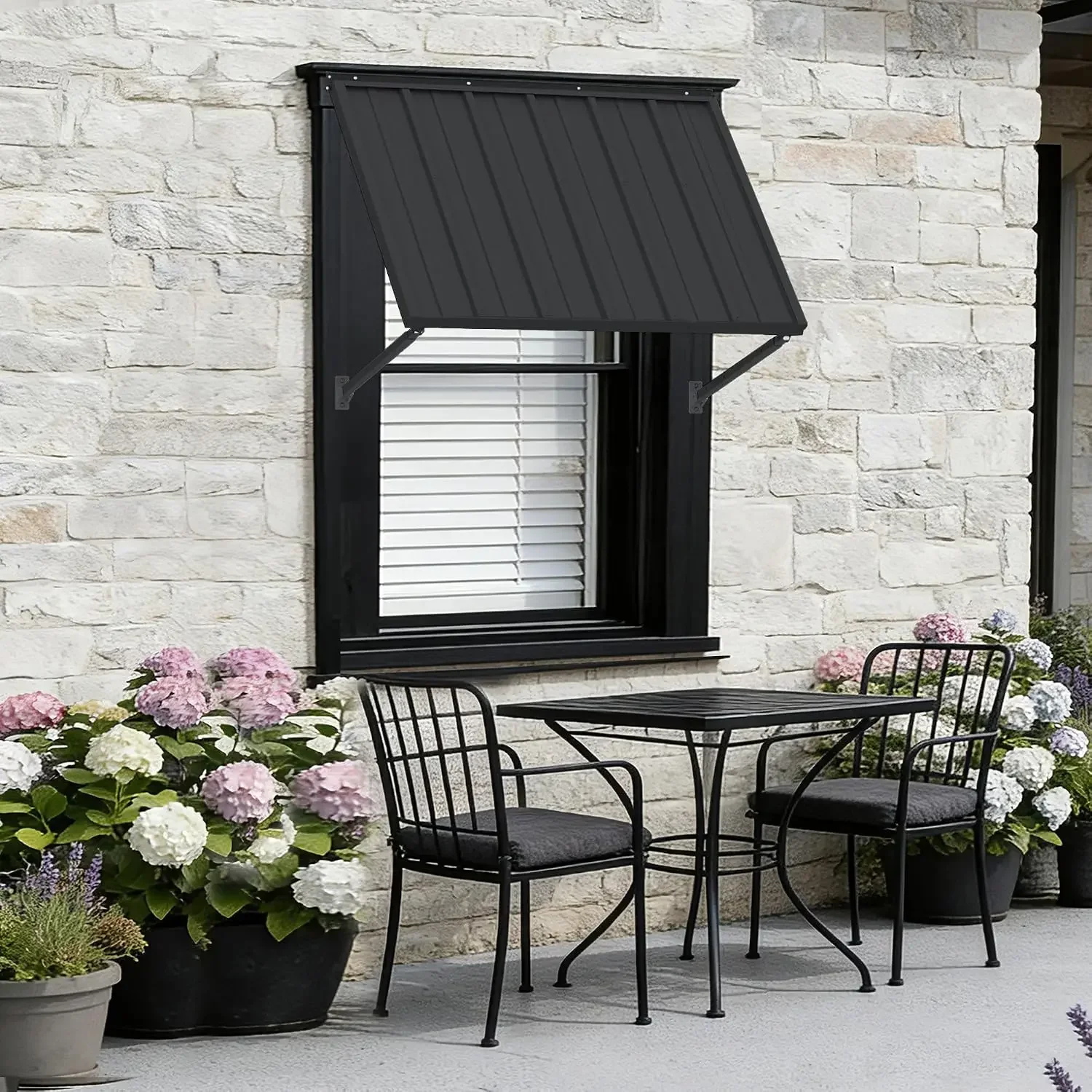 Brand new fast shippingBestsellerAdjustable Door Window Awning - 4-Level Tilt, 42