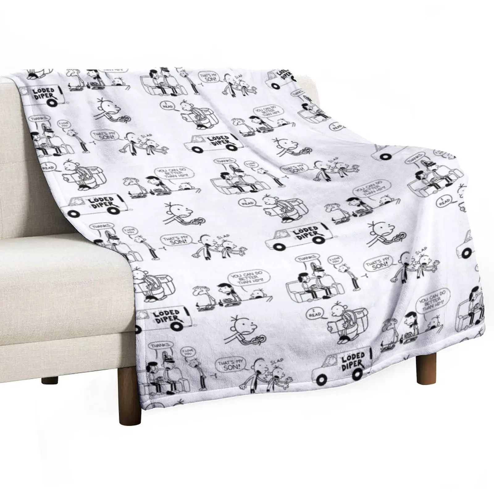 

Diary of a Wimpy Kid Throw Blanket Blankets For Baby Softest Polar Stuffeds Blankets