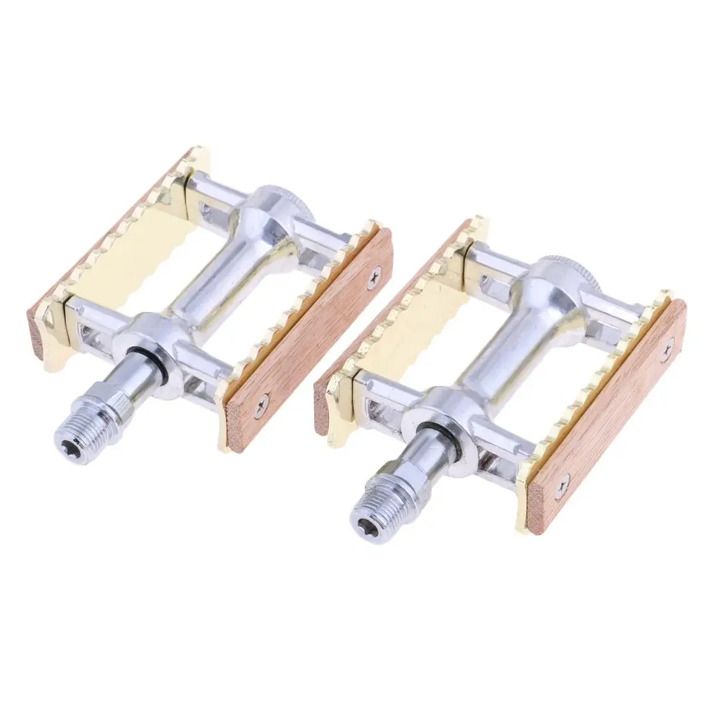 Vintage Bicycle Pedal with High Speed Bearings CNC Aluminum Platform Pedals for MTB Road Bike Cycling Parts