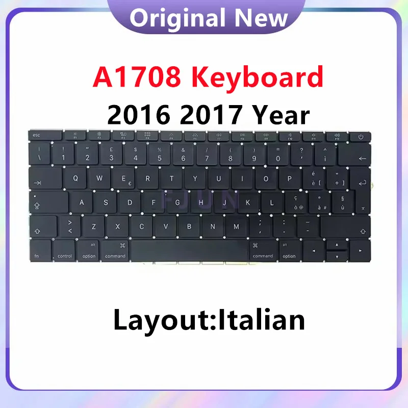 Original New Laptop A1708 Keyboard Italian for Macbook Pro Retina 13