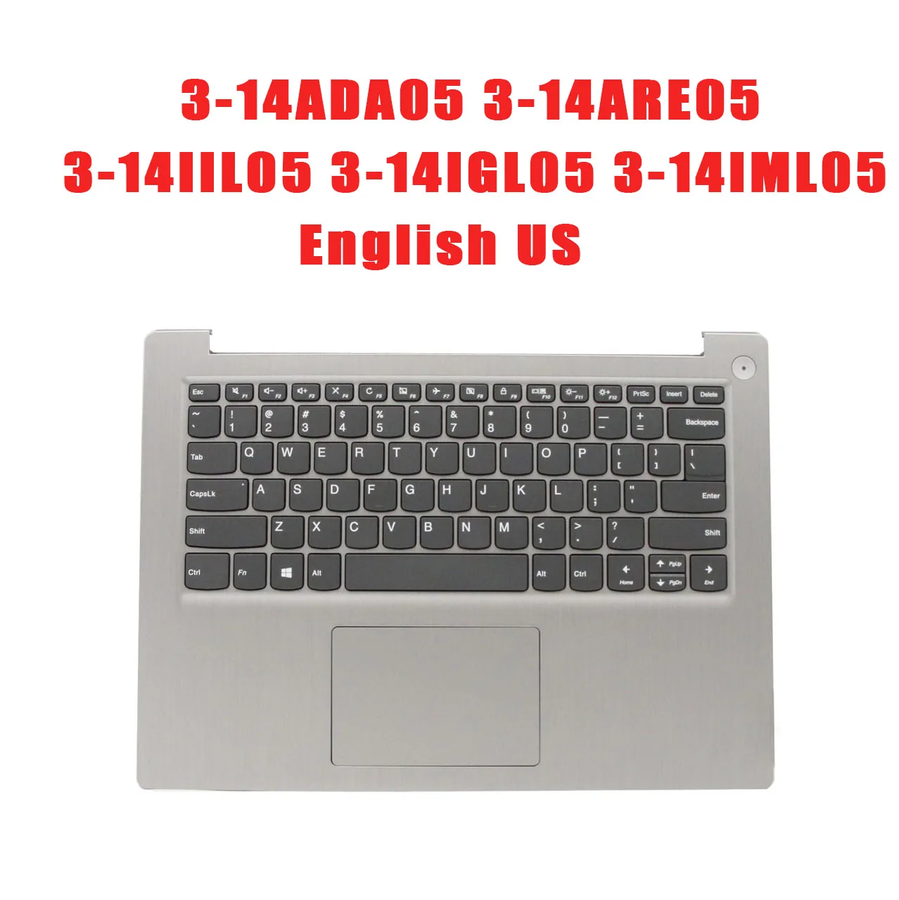 

Laptop PalmRest&keyboard For Lenovo For IdeaPad 3-14ADA05 3-14ARE05 3-14IIL05 3-14IGL05 English US 5CB0X56584 5CB1D67292