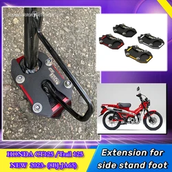 For HONDA CT125 Extension for side stand foot Motorcycle Modifications Accessories Trail 125 Side pillar enlarged seat Parts