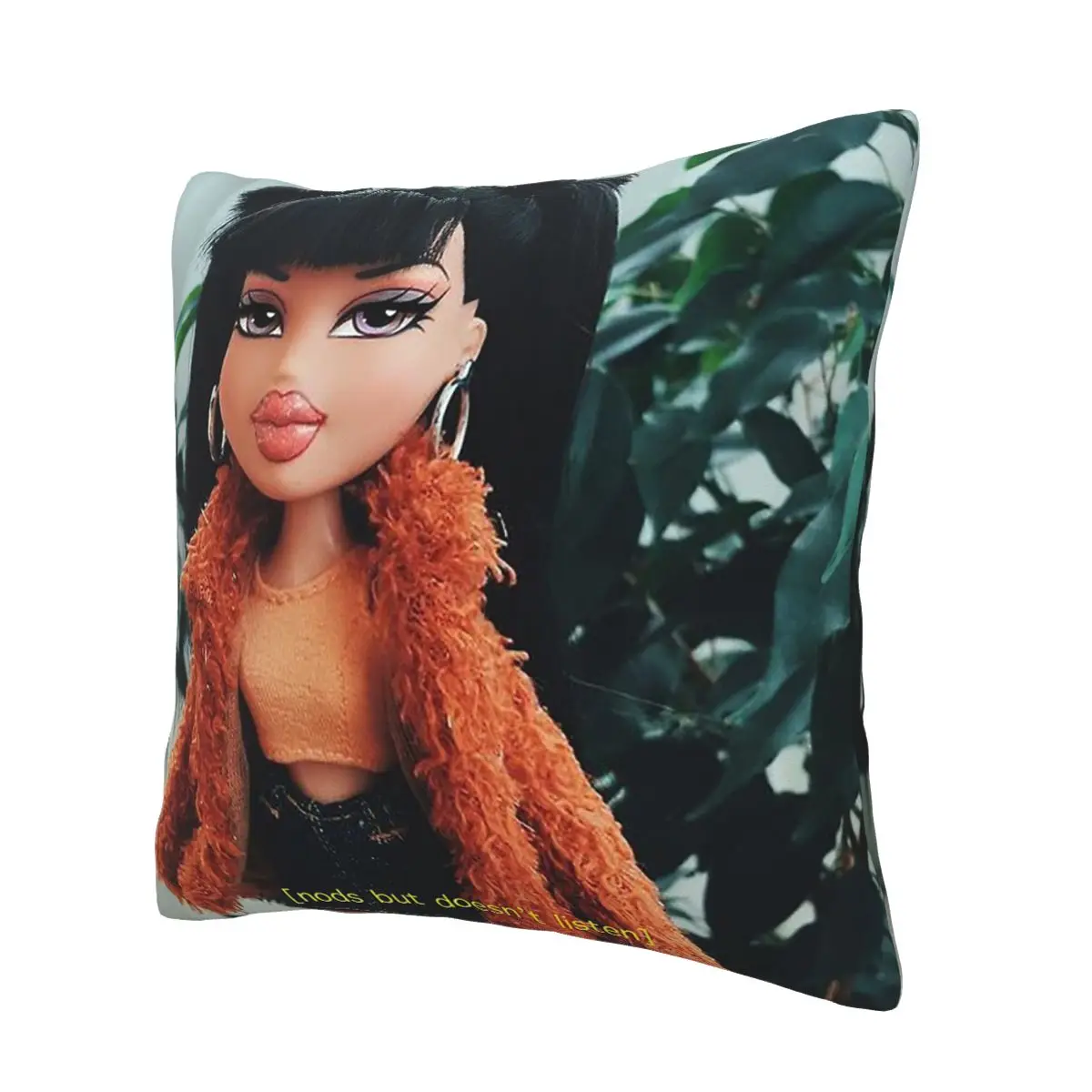 Bratz Vibe y2k Pillowcase Polyester Cushion Cover Decorations Pillow Case Cover for Home Double-sided Printed