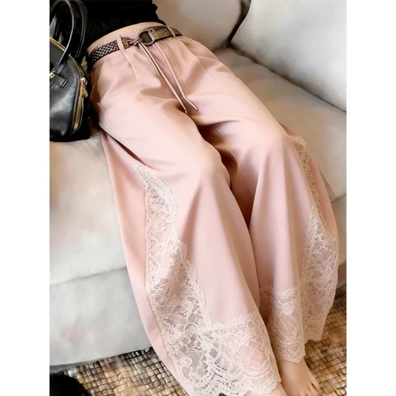 Popular Unique Super Good-looking Super-fire Casual and Thin Straight-leg Loose Pants Children's 2026 Spring New Models