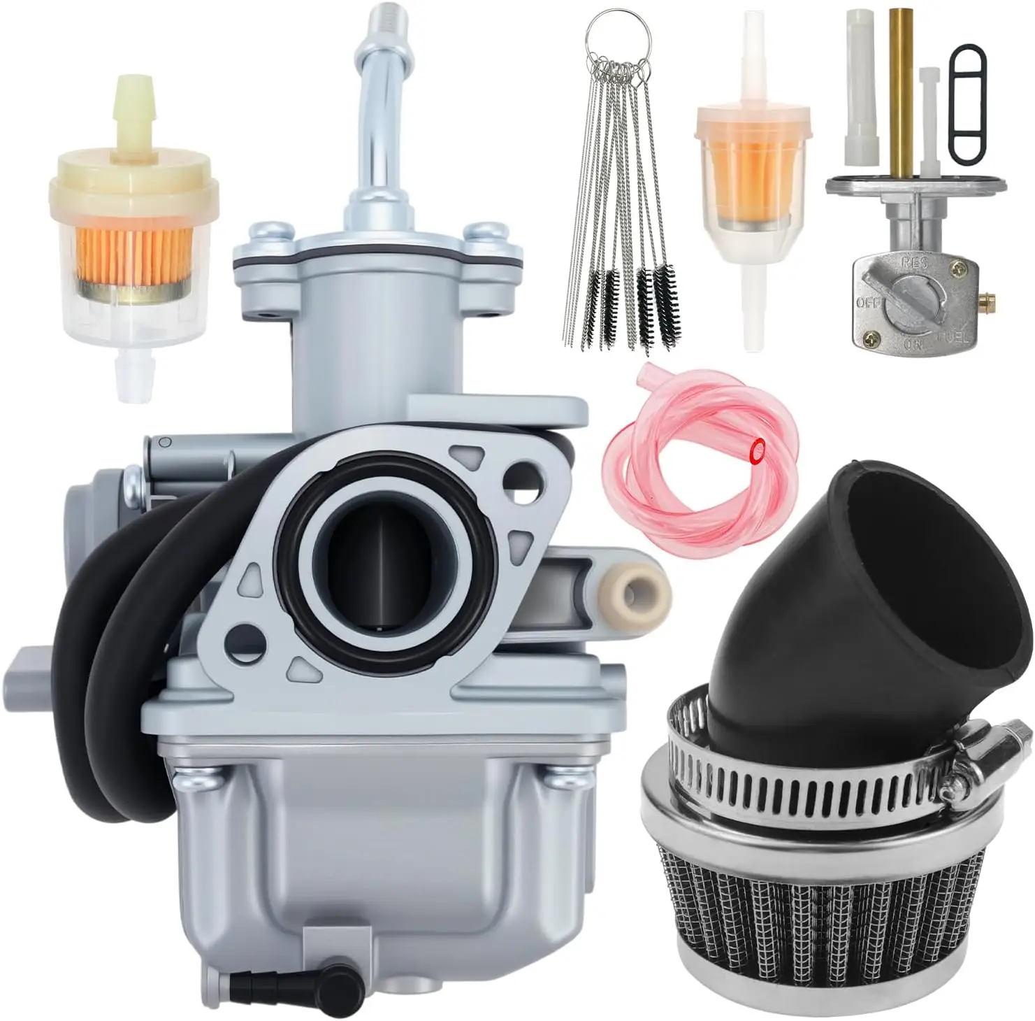Carburador YFM80 para Yamaha Moto 4 Raptor 80 YFM80 Raptor 50 YFM50 Champ 100 YFM100 2002 - 2008 con Filtro de Aire y Combustible