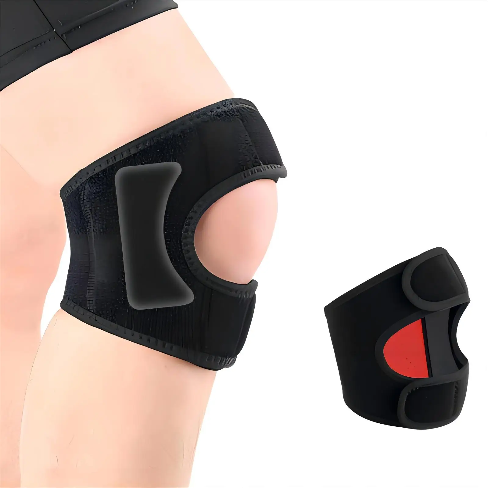Adjustable Knee Brace for Knee Pain Relief Compression Patella Knee Brace with Removable Sponge Gasket