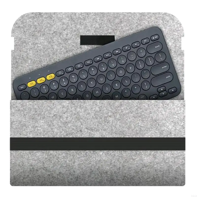 Y8AD Wireless Keyboard Travel Bag for K380 K480 Wireless Keypad Portable Sleeve Case-