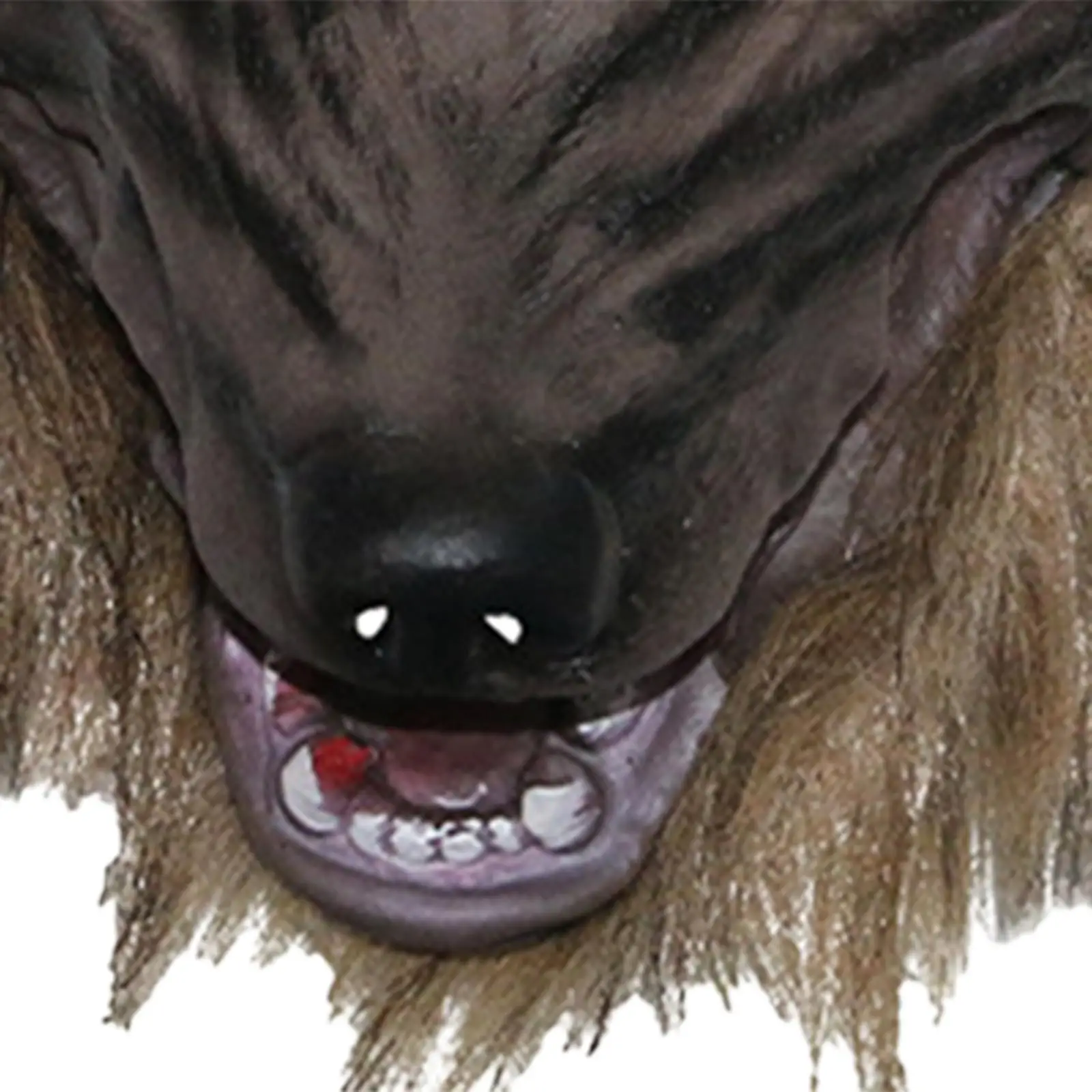 إكسسوارات أزياء الذئب للبالغين من الفينيل مخالب الذئب قناع الذئب الواقعي المخيف