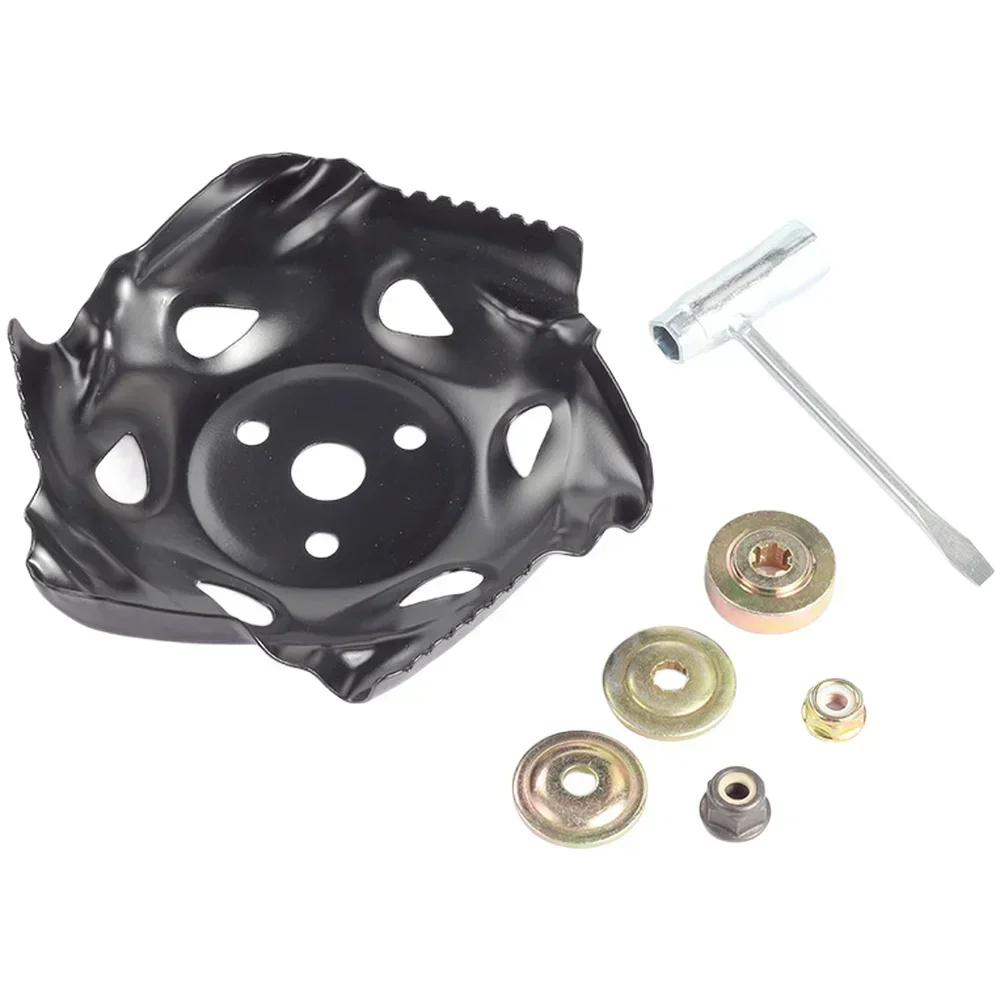 Lawn Mower Claw Disc Weeding Kit Weeder Eater Blade Lawn Mower Trimmer Head Weeds Blade Cutter For Electric Mower Gardening