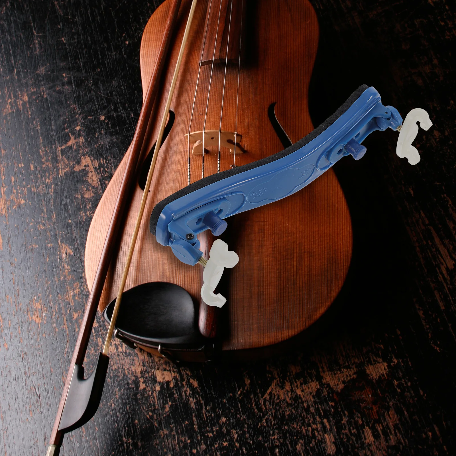 

1Pcs Colorful Violin Shoulder Pad Soft Rubber Support Stand Stylish Appearance Fits Most Violins Lightweight Convenient Carry