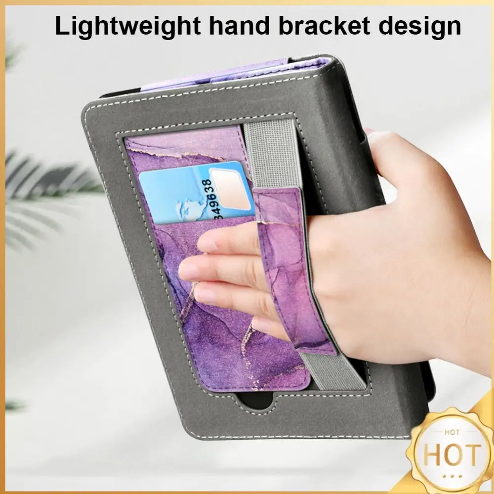 

Case with Stand for Kindle Paperwhite 12th Gen 2024 7'' Card Slot PU Leather Cover for Kindle Colorsoft Signature Edition