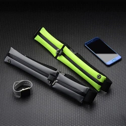 Sports waist bag, running phone bag, men's and women's outdoor equipment waterproof invisible new mini waist belt reflective bag