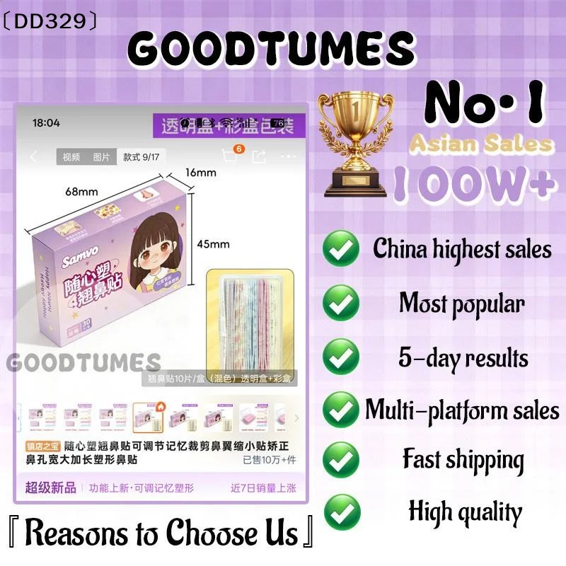 16D Shaping Nose Strip High Nose Bridge Patch Slim Nose Contour Strong Support Beauty Tool 10/20/30Pcs Nose Lift Strips〔DD329〕