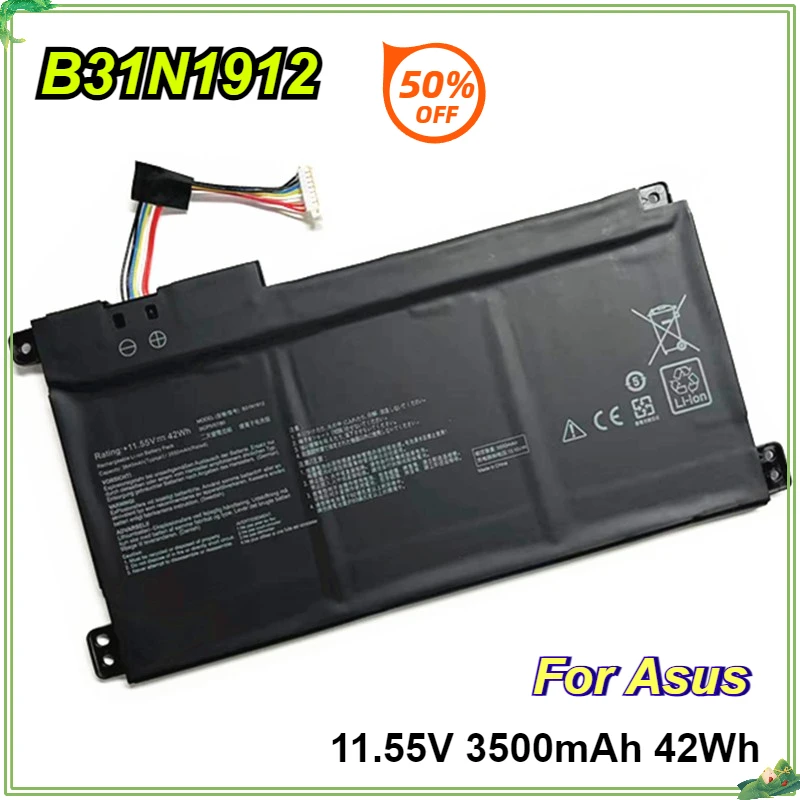 B31N1912 C31N1912 0B200-03680200 Laptop Battery for Asus VivoBook 14 E410MA-EK018TS EK026TS BV162T EK017TS  F414MA L410MA E510MA