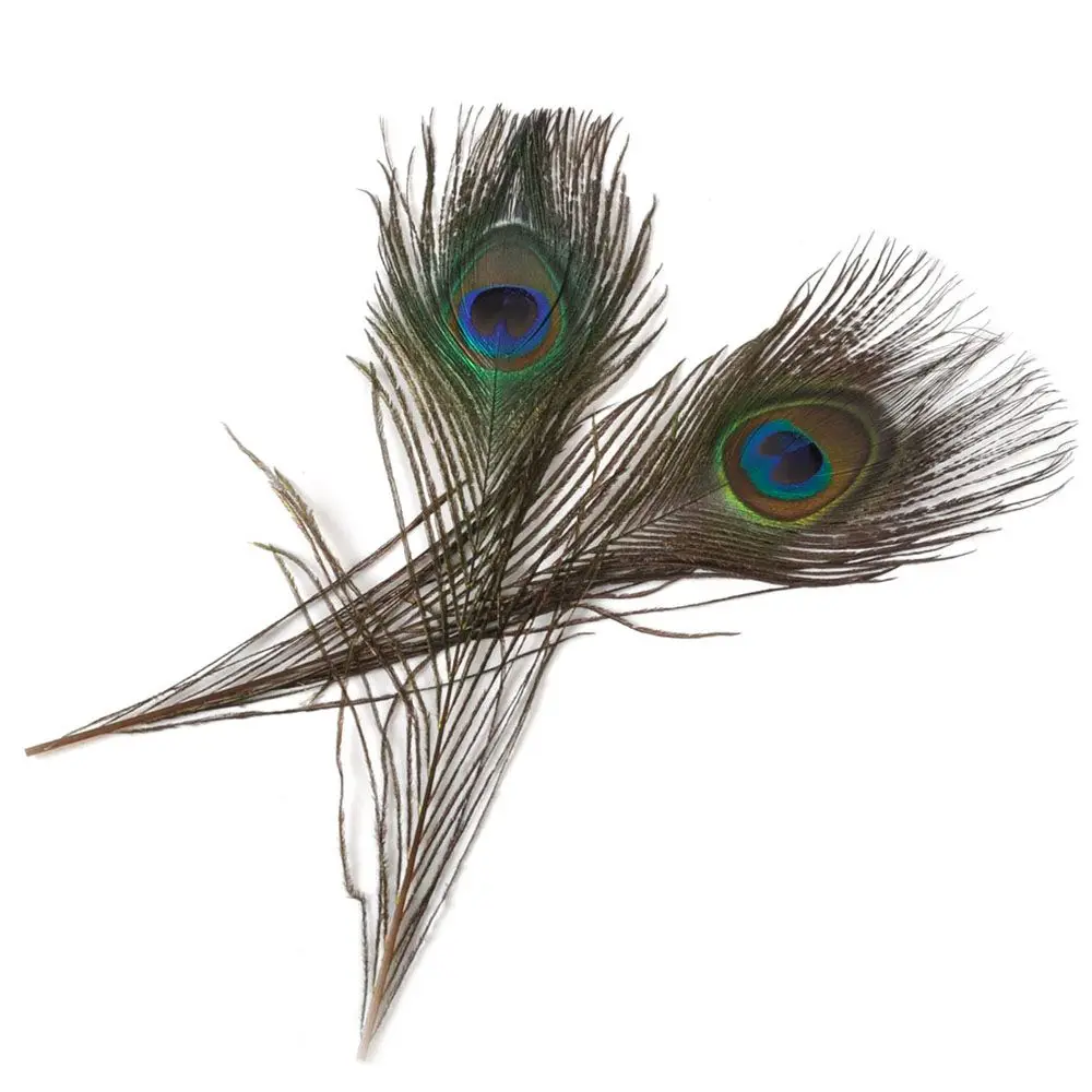 

Hair Decoration Useful for Bouquet Wedding Parties Peacock Eye Feathers Tail Artwork Ornaments Natural Plume DIY Party Decor
