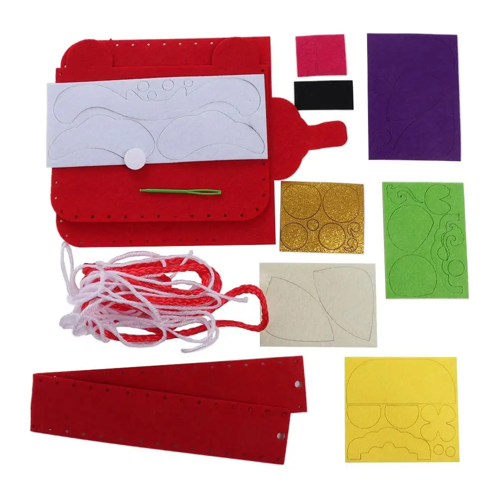 

Нетканая ткань, сумка для танца льва «сделай сам», китайский стиль, сумка Lucky DIY с драконом, Loong Dancing Lion, новогодняя портативная сумка для малышей