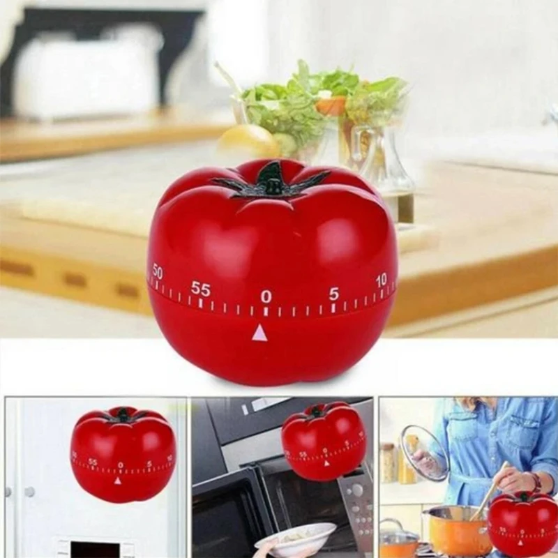 Tomato Countdown Kitchen Still Reminder Mechanical Countdown Alarm Clock Cooking Tools Game Countdown