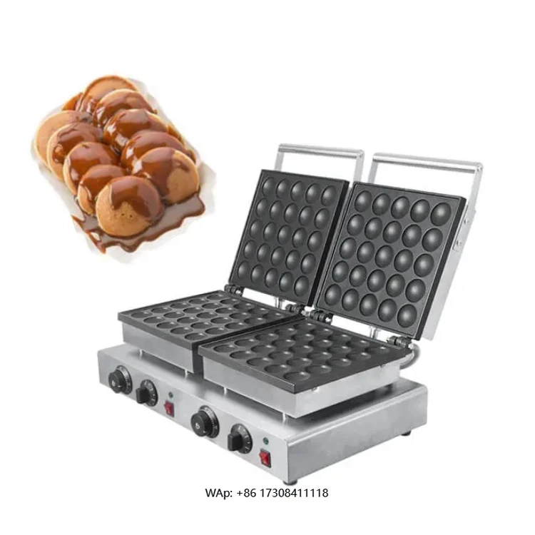 Professional Commercial Automatic Muffin Maker Round Mini Dutch Pancake Machine