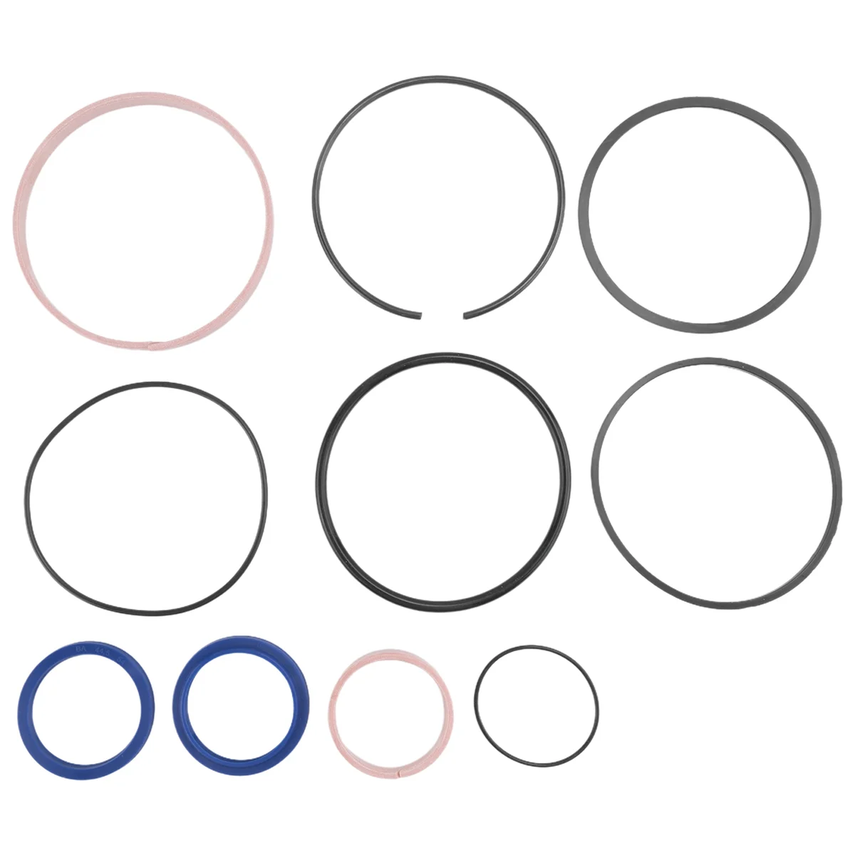 

A96Q-Комплект уплотнений для ремонта цилиндра гидравлического бревна для стержневого цилиндра диаметром 4,0 дюйма X 1,75 дюйма, комплект для восстановления гидравлического цилиндра