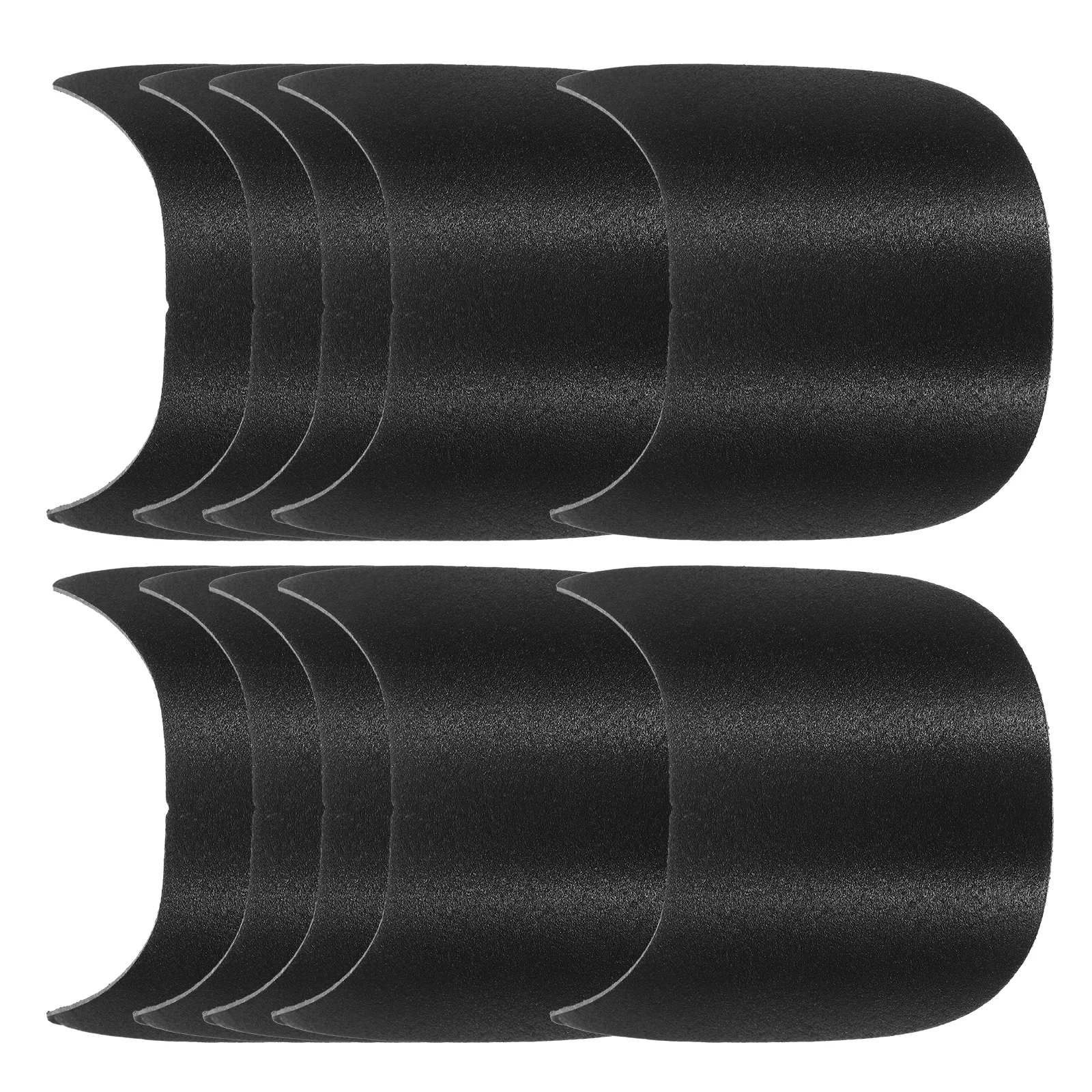 10 pezzi visiera per berretto da baseball cappello tesa shaper inserti in plastica di ricambio design curvo protezione solare accessorio golf tennis